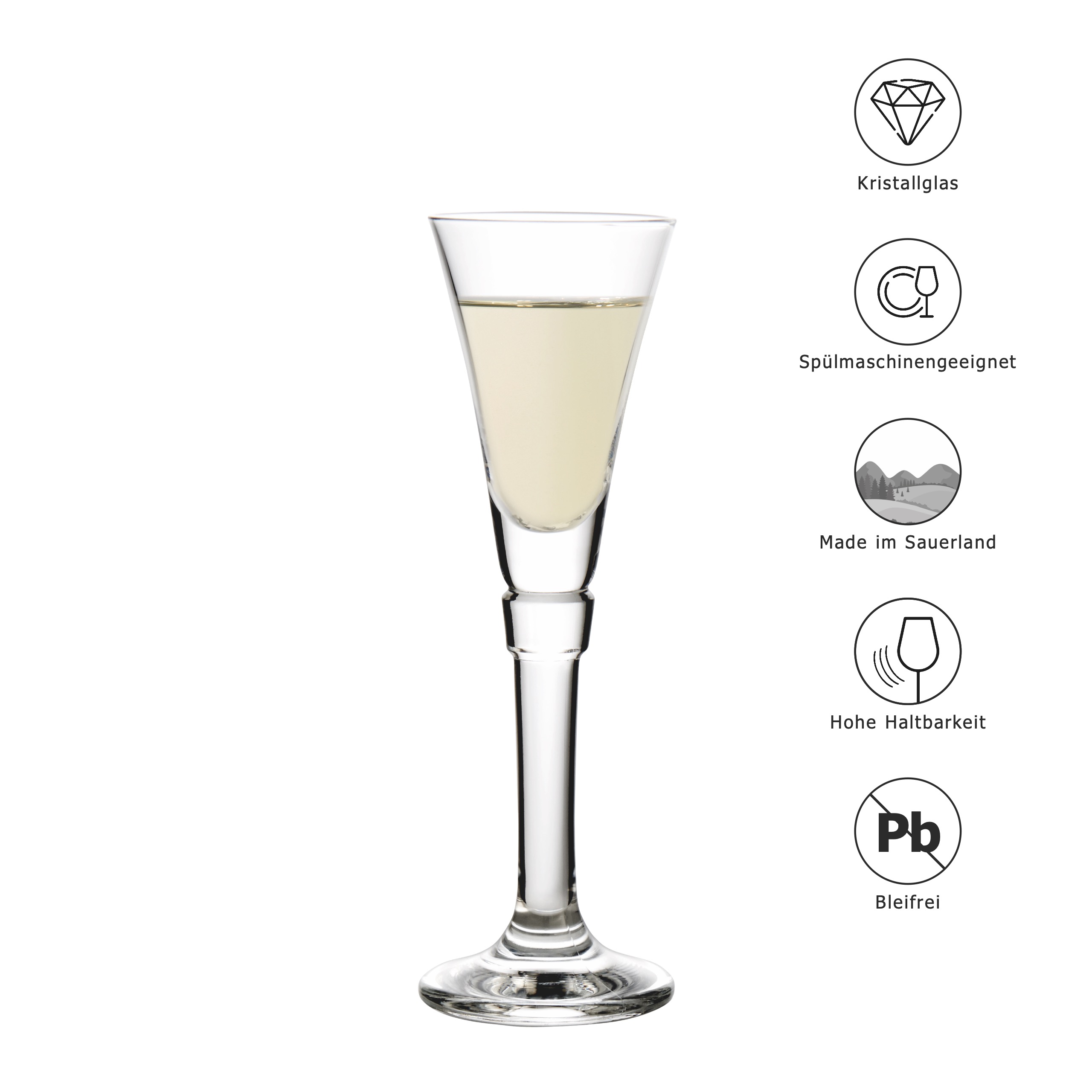 Schnapsglas 12er-Set "Annabelle"