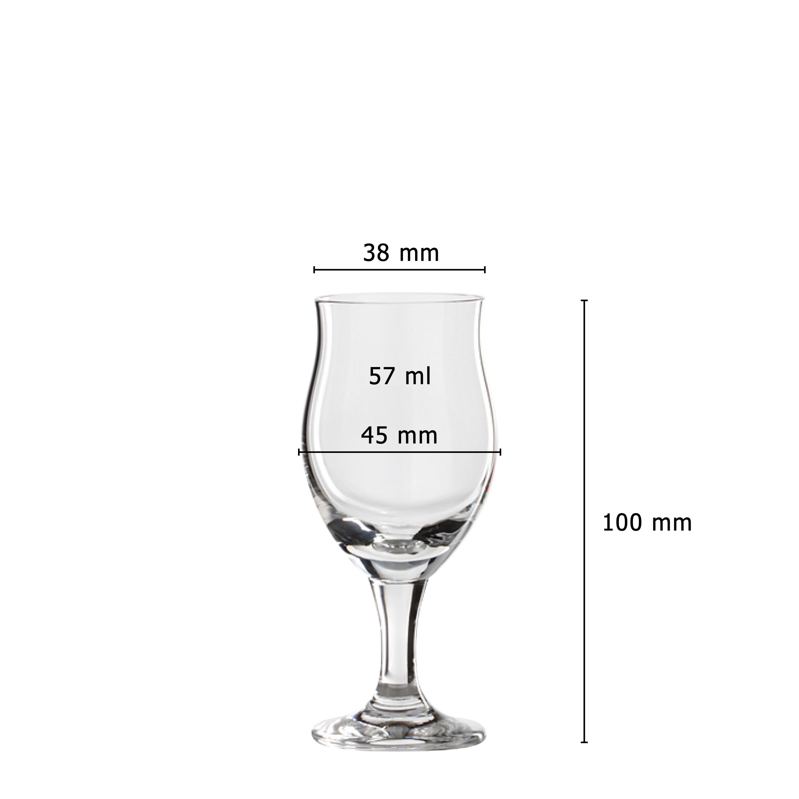 Likörglas 12er-Set "Bärbel"
