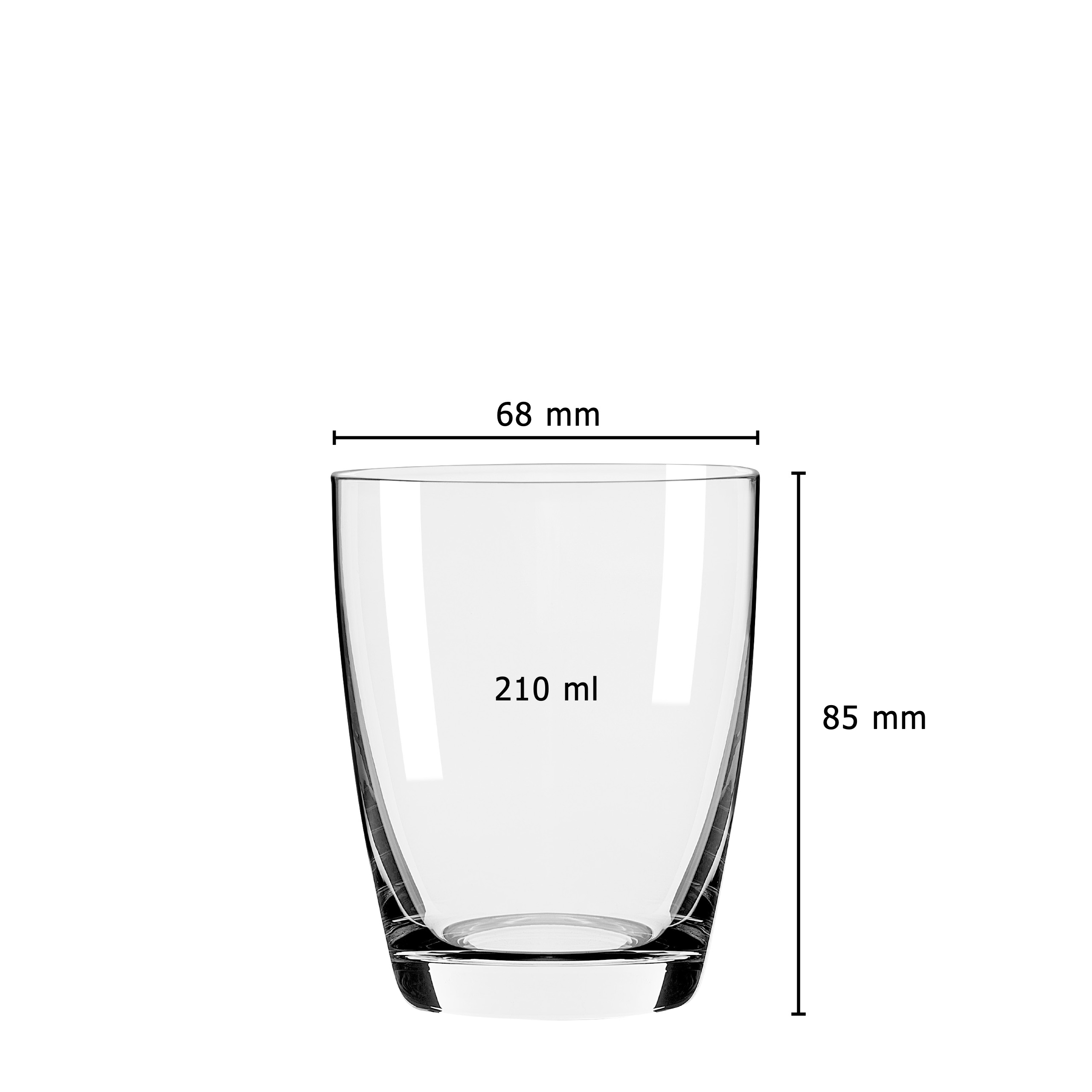 Trinkglas 8er-Set "Daniel"