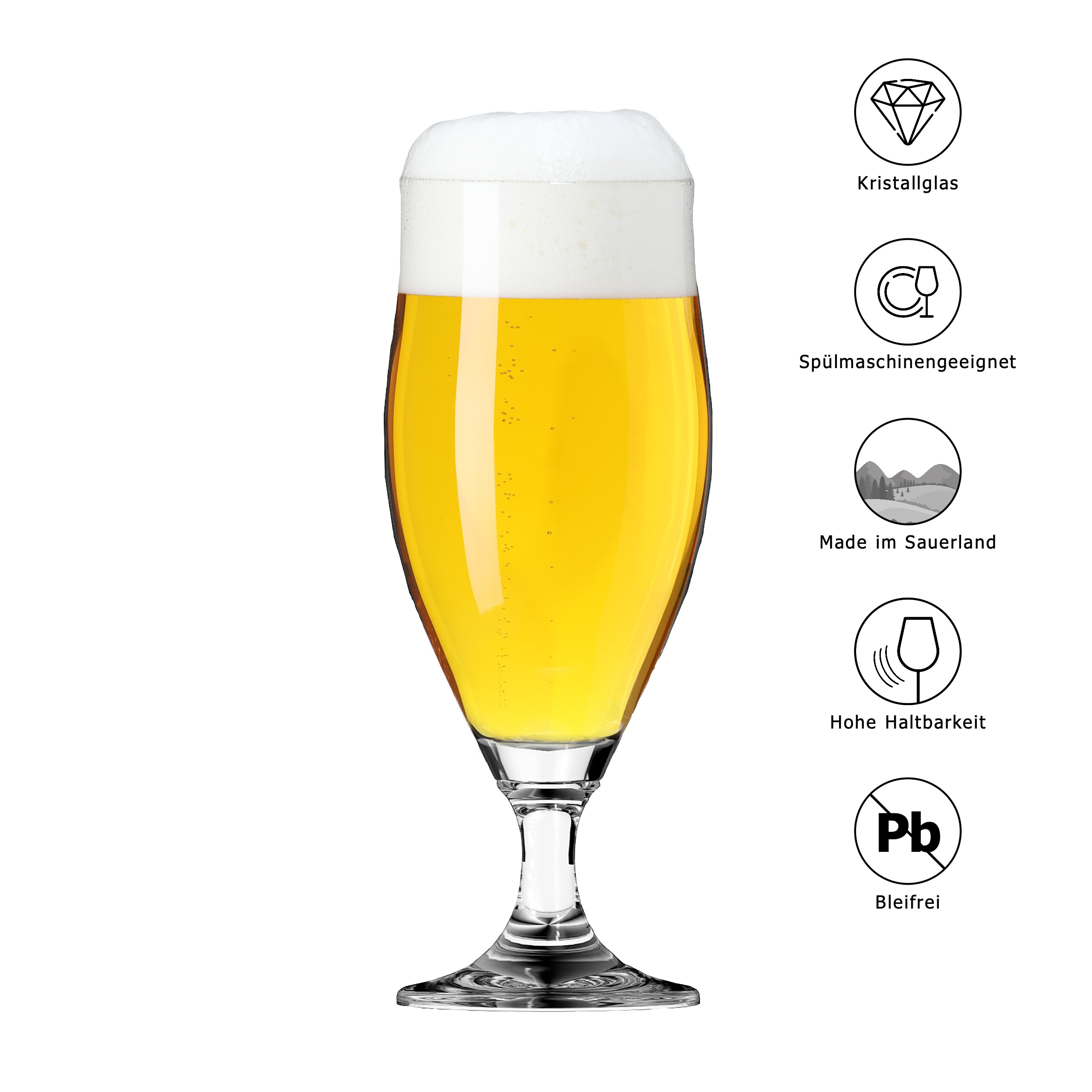 Bierglas 6er-Set "Guido"