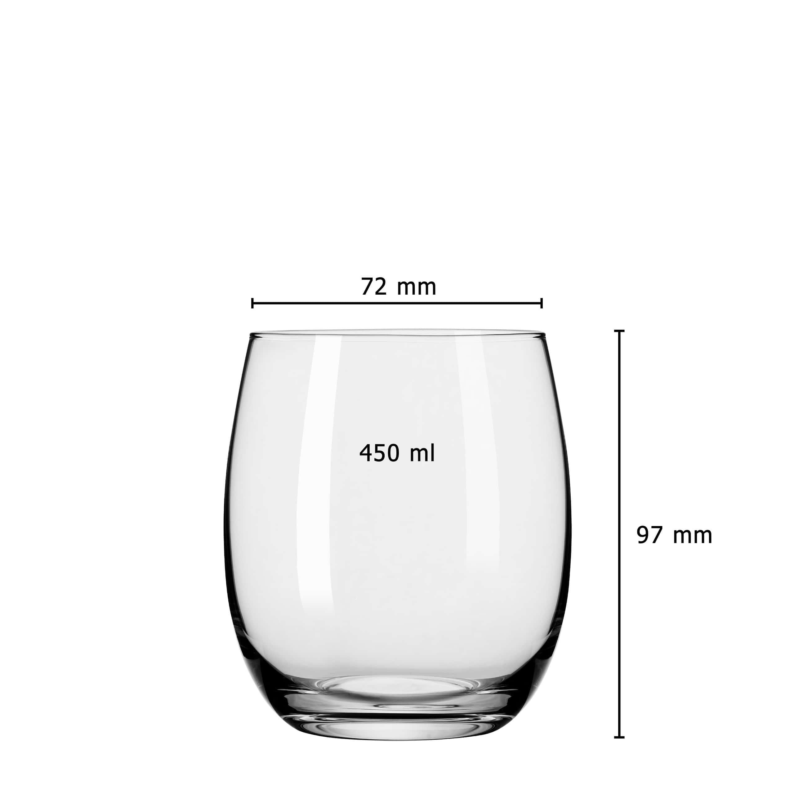 Trinkglas 6er-Set "Mia"