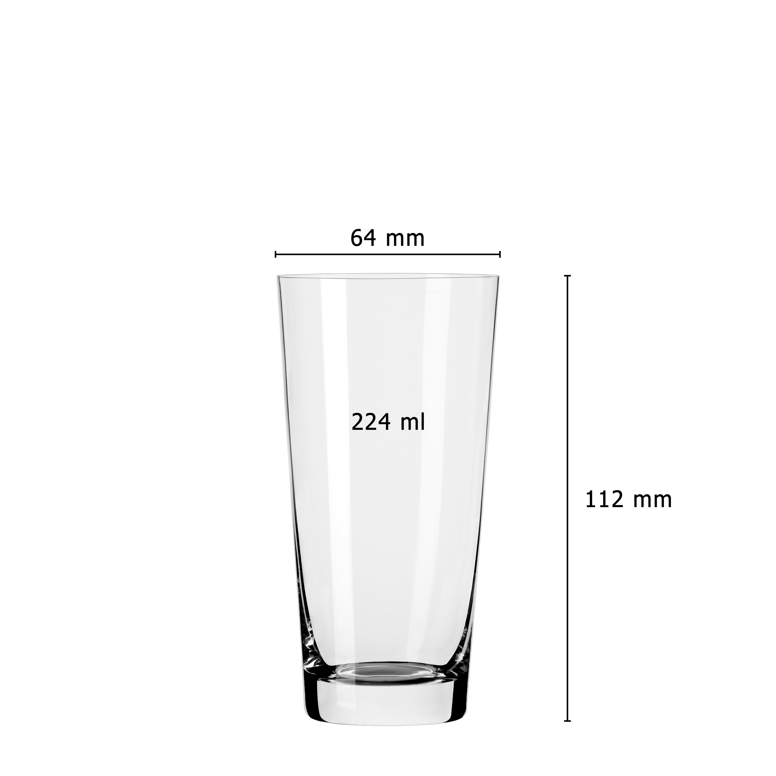 Trinkglas 6er-Set "Kevin"