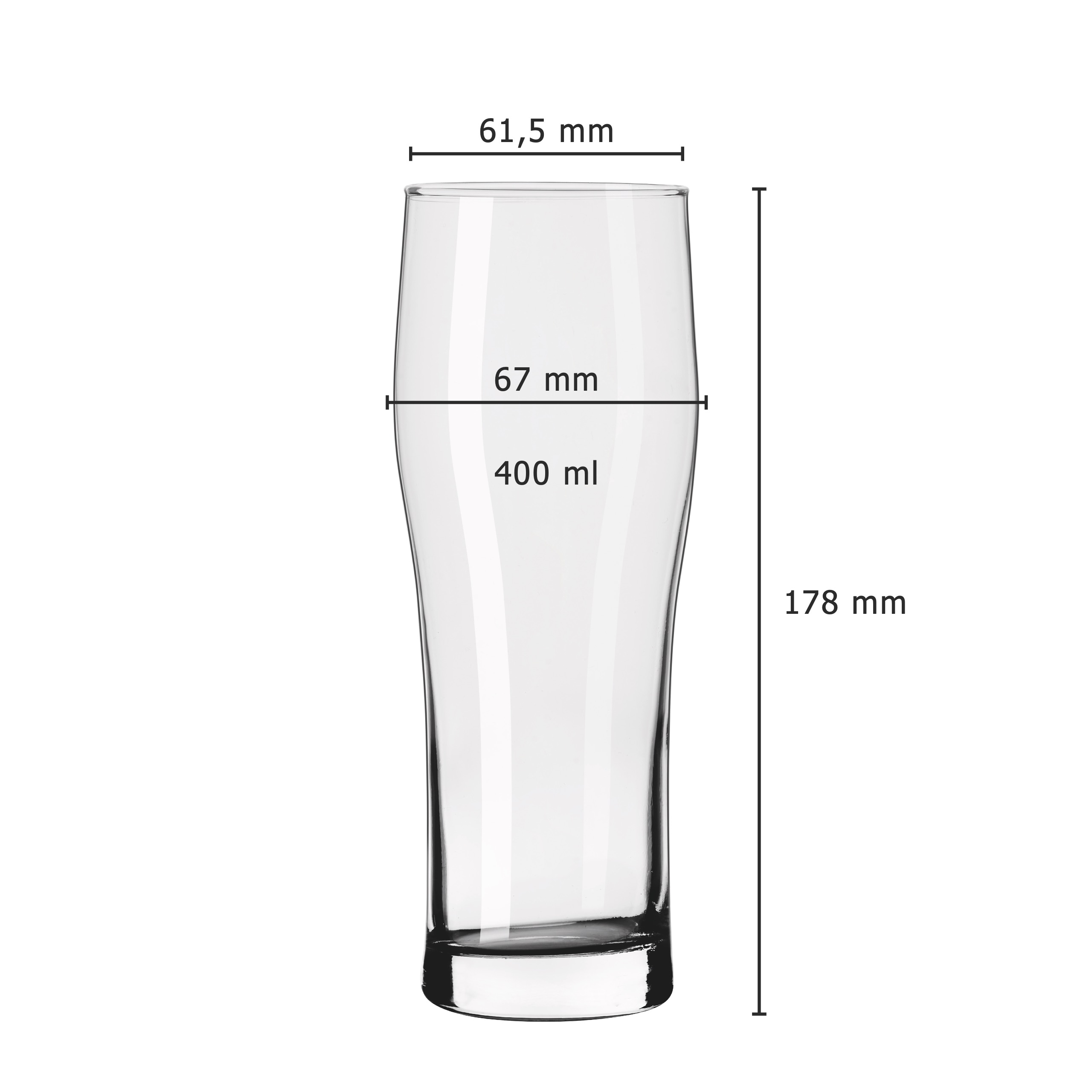 Bierglas 6er-Set "Christian"
