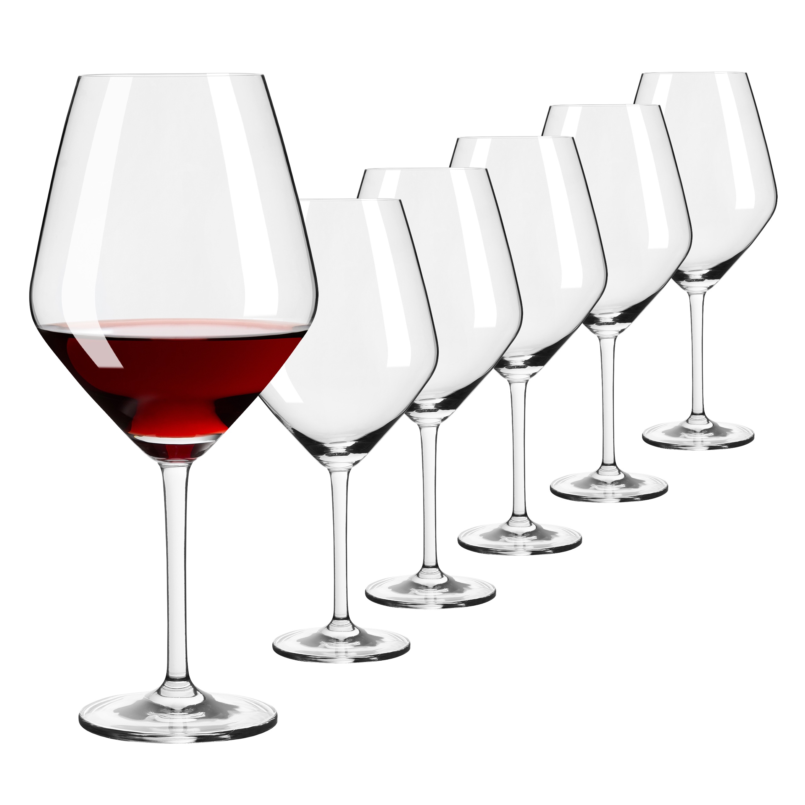 Burgunderglas 6er-Set "Lea"